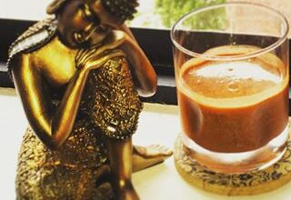 Buddha and drink