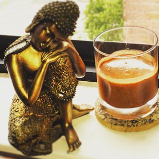 Buddha and drink