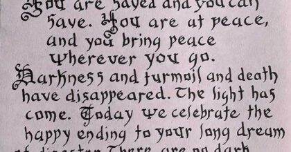 the light has come poem